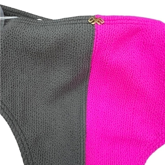 PILYQ Acai Reef Two Toned Teeny Bikini Bottom - Picture 3 of 7